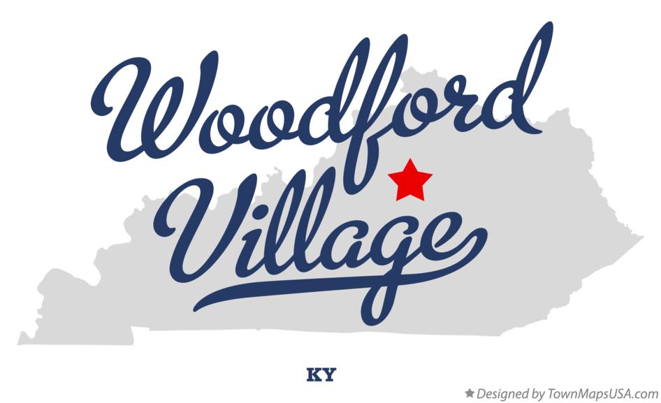 Map of Woodford Village Kentucky KY