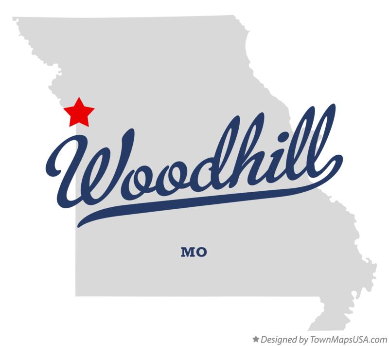 Map of Woodhill Missouri MO