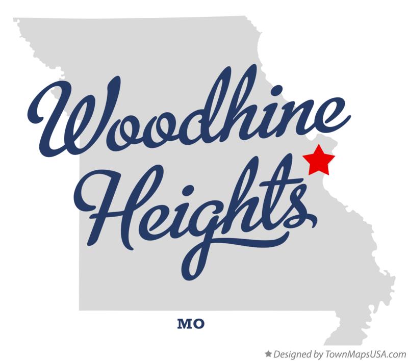 Map of Woodhine Heights Missouri MO