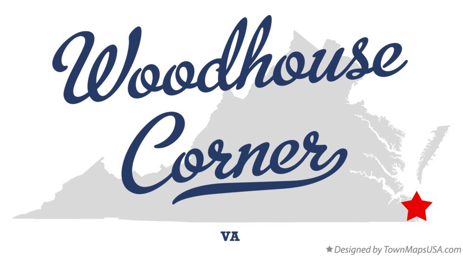 Map of Woodhouse Corner Virginia VA