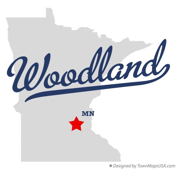 Map of Woodland Minnesota MN