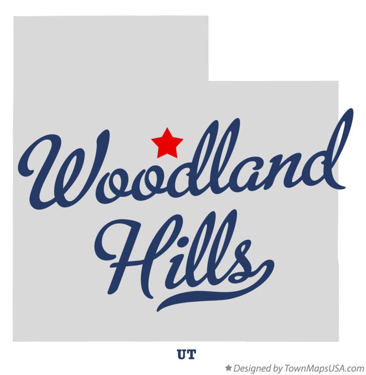 Map of Woodland Hills Utah UT