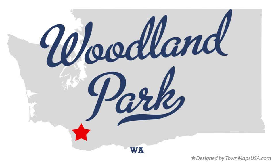 Map of Woodland Park Washington WA