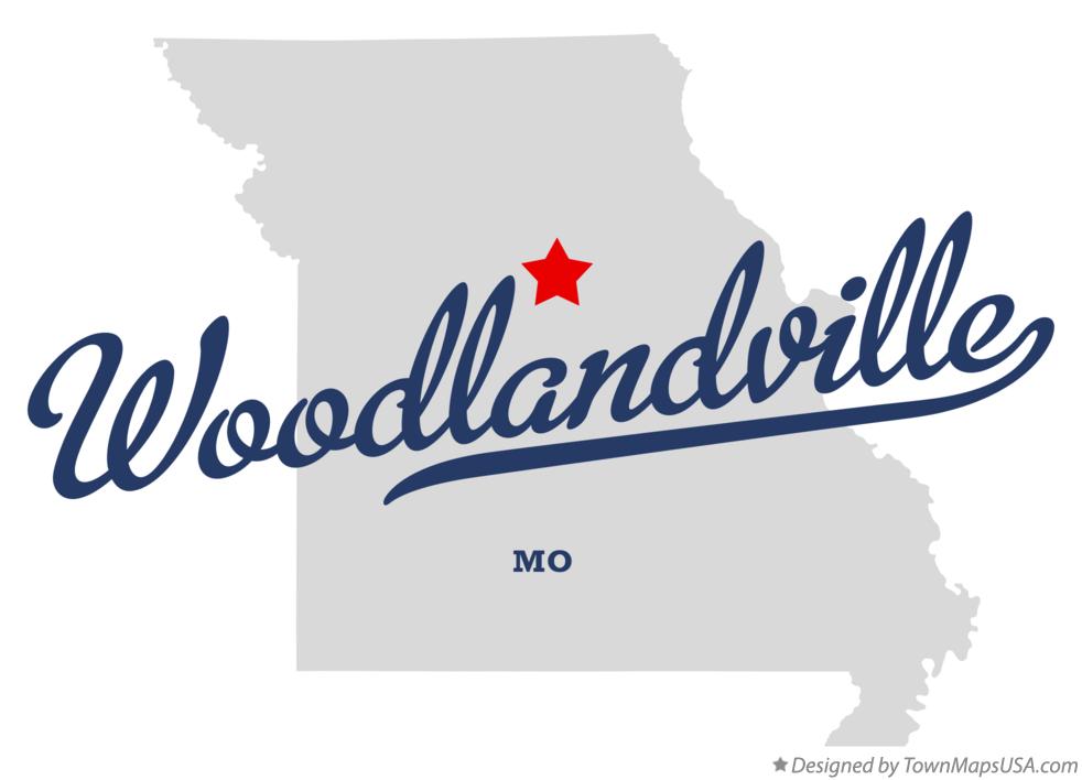 Map of Woodlandville Missouri MO