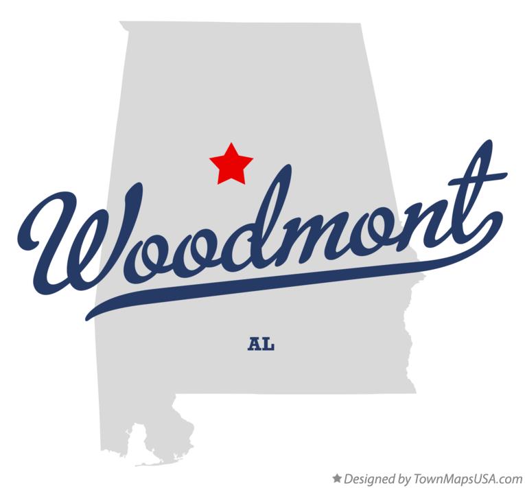 Map of Woodmont Alabama AL