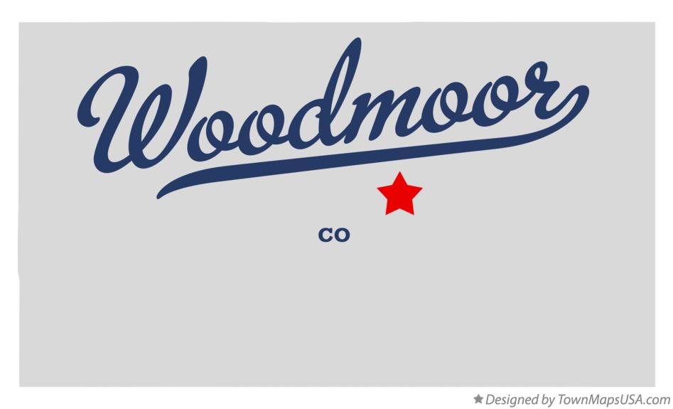 Map of Woodmoor Colorado CO