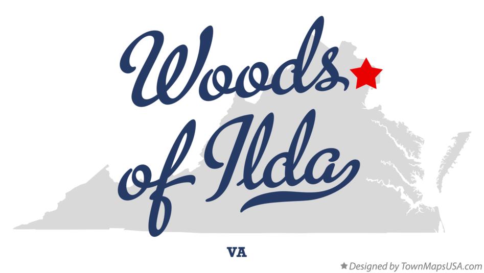 Map of Woods of Ilda Virginia VA