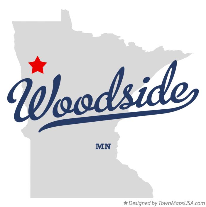 Map of Woodside Minnesota MN