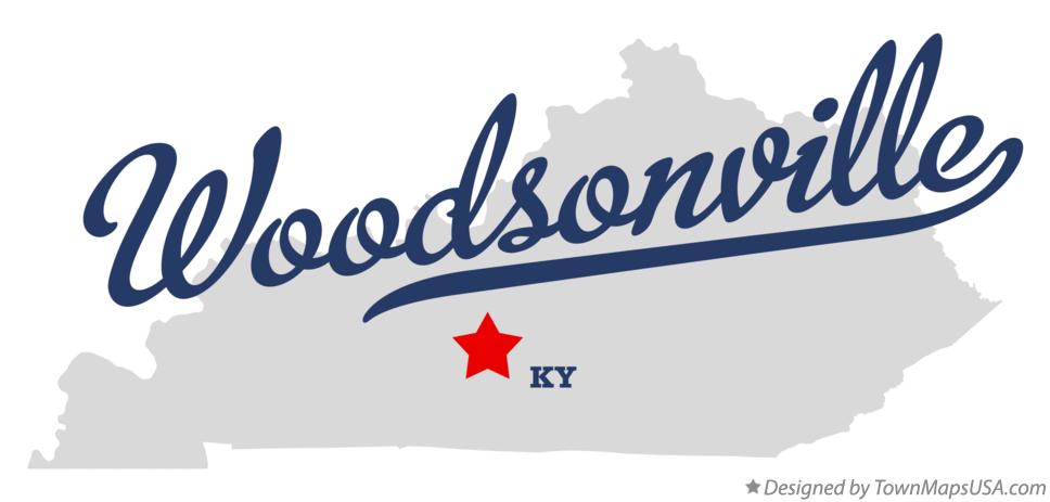 Map of Woodsonville Kentucky KY