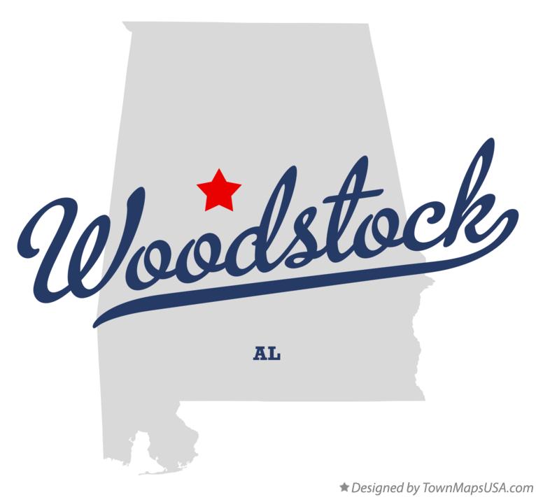 Map of Woodstock Alabama AL