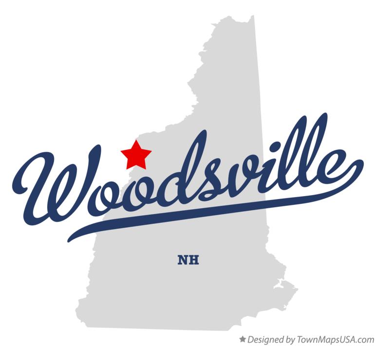 Map of Woodsville New Hampshire NH
