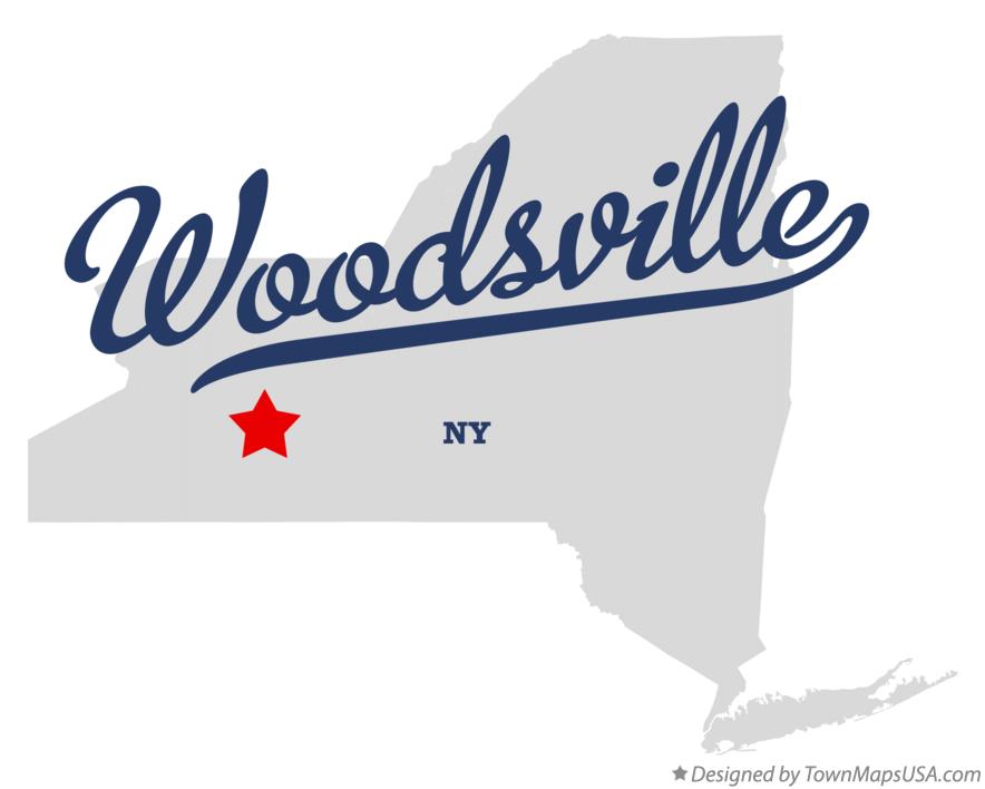 Map of Woodsville New York NY