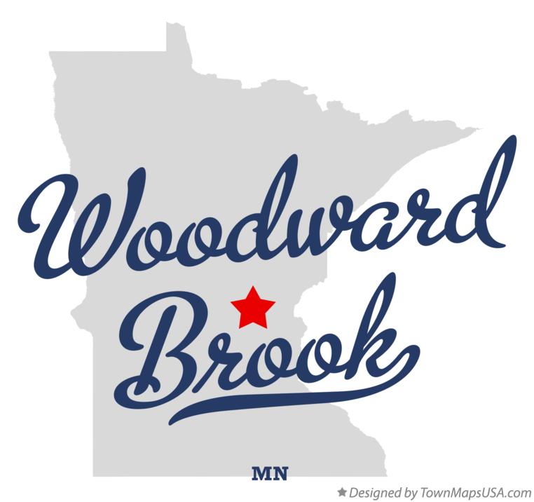 Map of Woodward Brook Minnesota MN