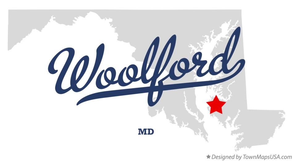 Map of Woolford Maryland MD