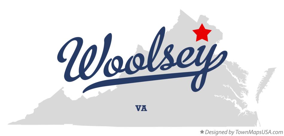 Map of Woolsey Virginia VA