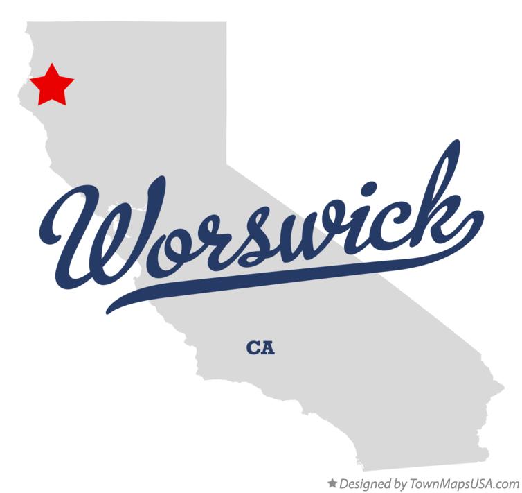 Map of Worswick California CA
