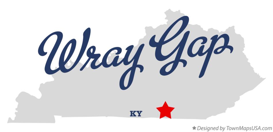 Map of Wray Gap Kentucky KY