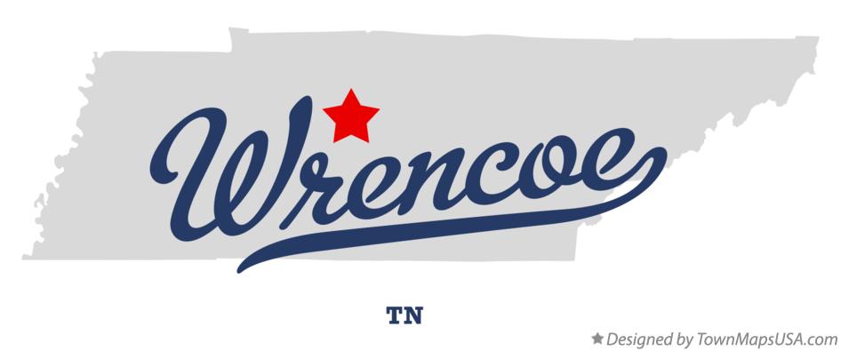 Map of Wrencoe Tennessee TN