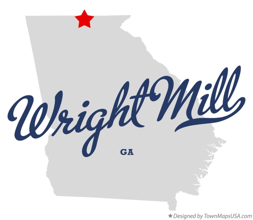 Map of Wright Mill Georgia GA