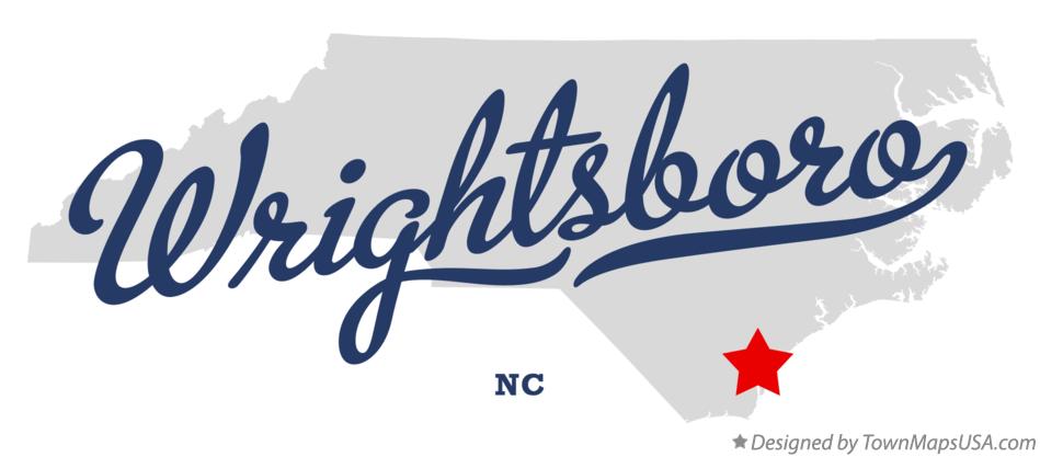 Map of Wrightsboro North Carolina NC