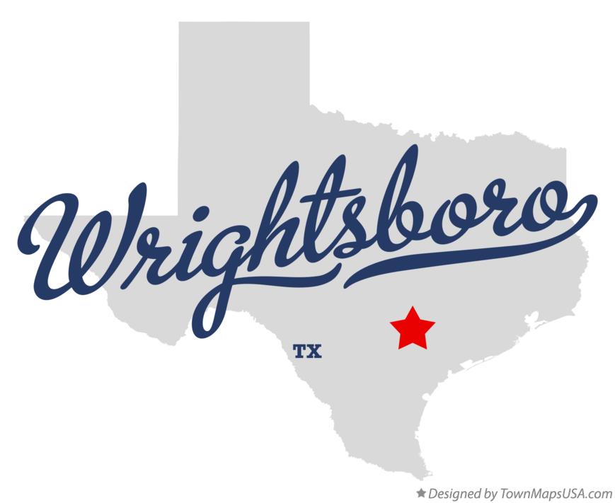 Map of Wrightsboro Texas TX