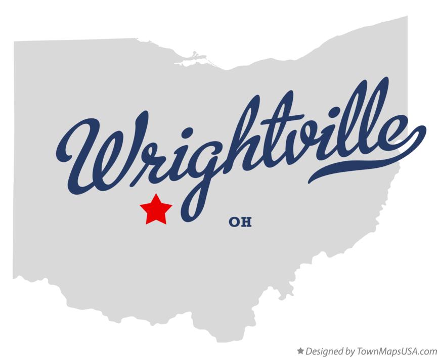 Map of Wrightville Ohio OH