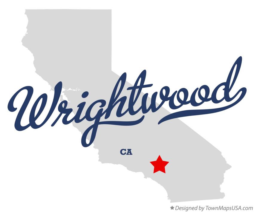 Map of Wrightwood California CA