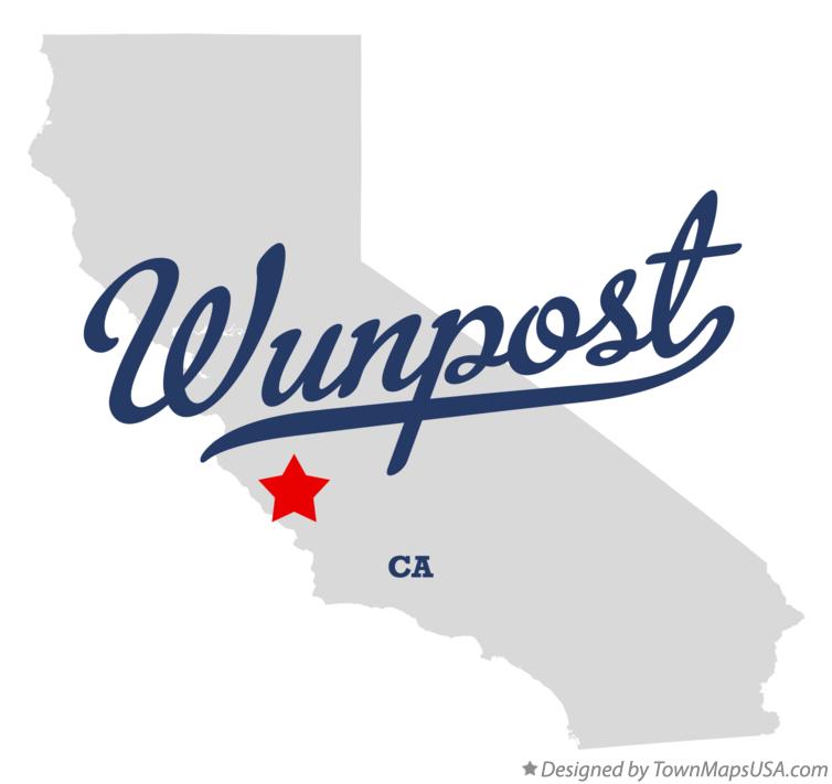 Map of Wunpost California CA