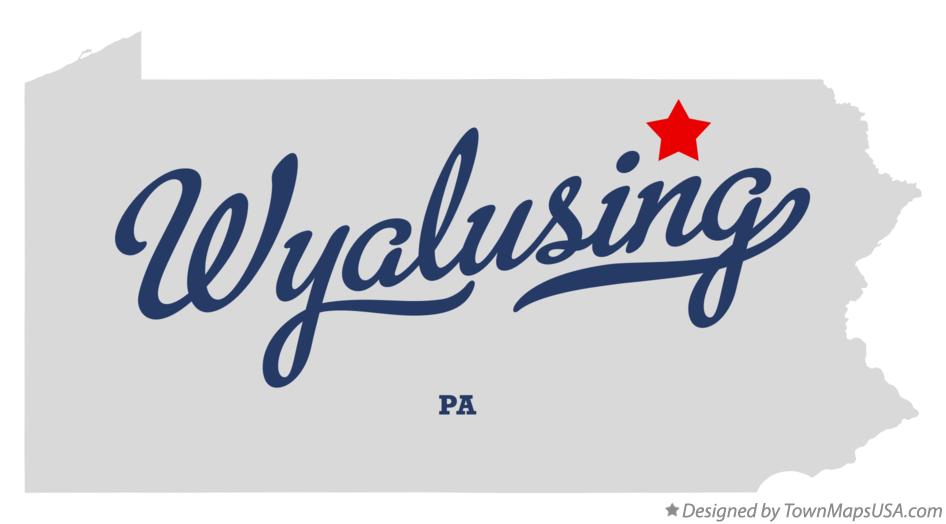 Map of Wyalusing Pennsylvania PA