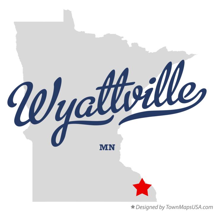 Map of Wyattville Minnesota MN