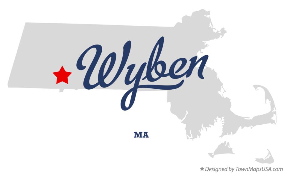 Map of Wyben Massachusetts MA