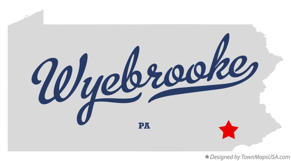 Map of Wyebrooke Pennsylvania PA