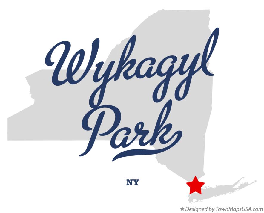 Map of Wykagyl Park New York NY