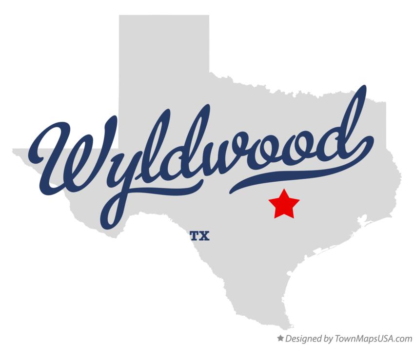 Map of Wyldwood Texas TX
