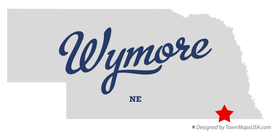Map of Wymore Nebraska NE