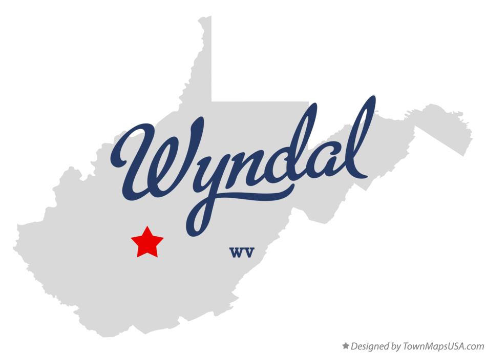 Map of Wyndal West Virginia WV