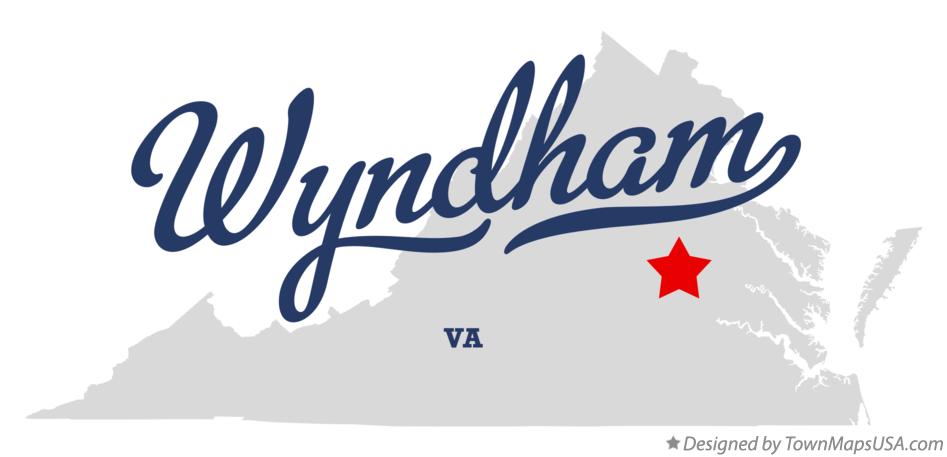 Map of Wyndham Virginia VA