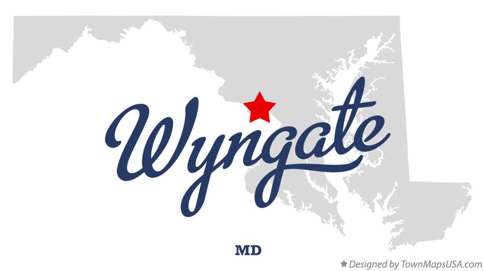 Map of Wyngate Maryland MD