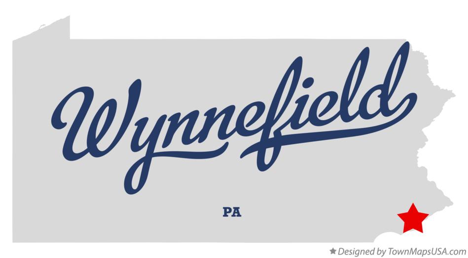 Map of Wynnefield Pennsylvania PA