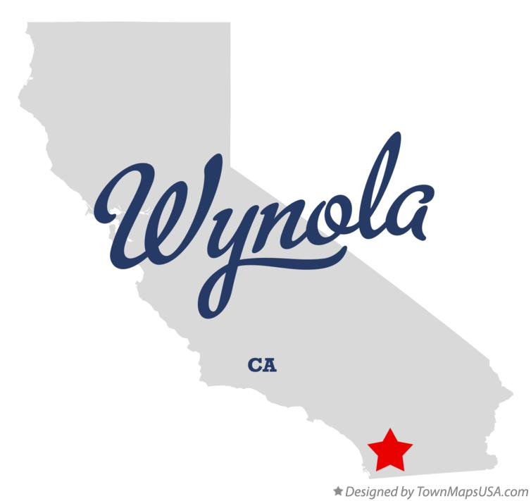Map of Wynola California CA