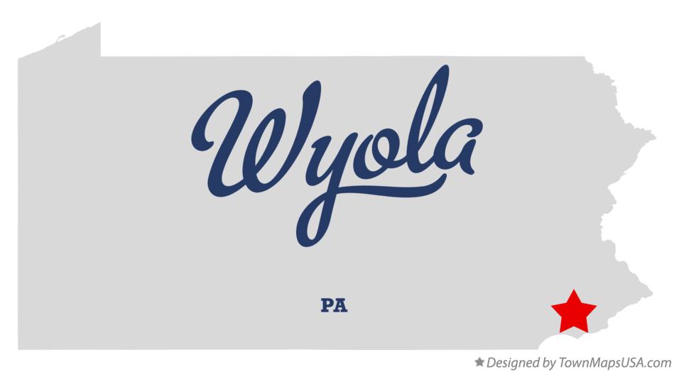 Map of Wyola Pennsylvania PA