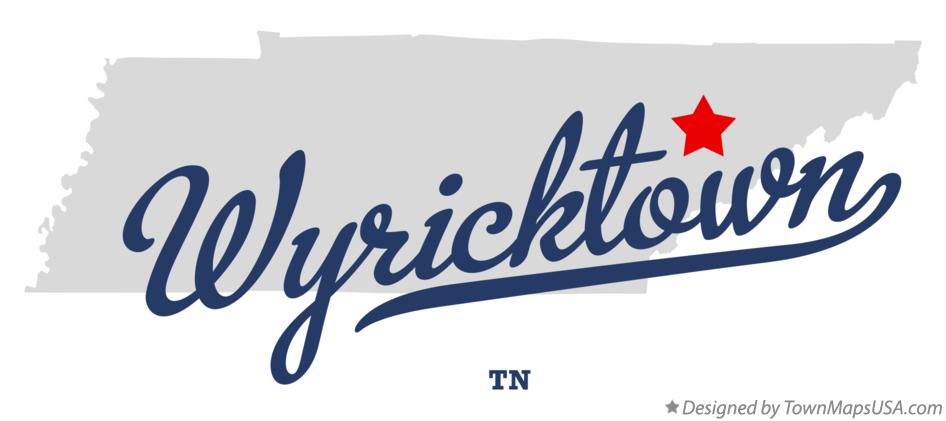Map of Wyricktown Tennessee TN