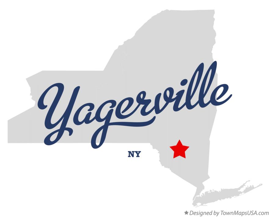 Map of Yagerville New York NY