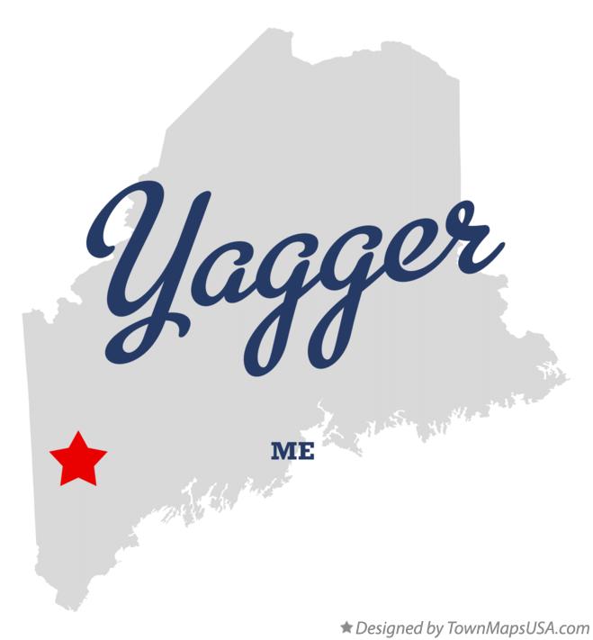 Map of Yagger Maine ME
