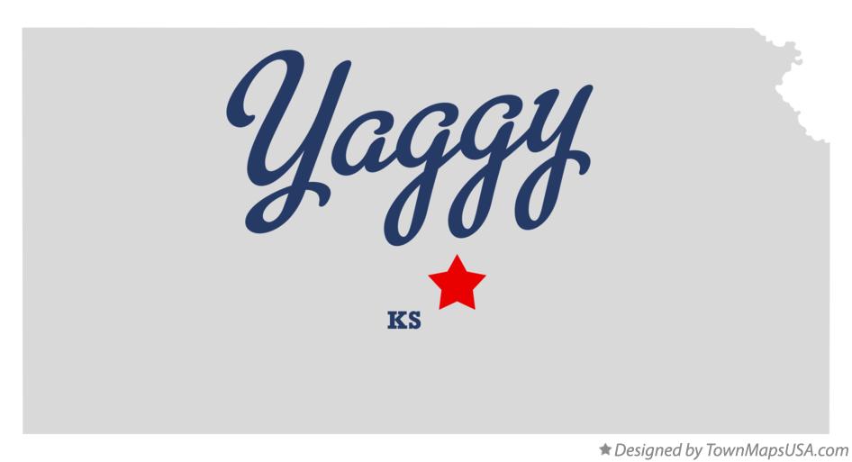 Map of Yaggy Kansas KS