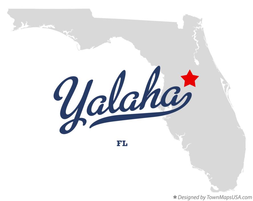 Map of Yalaha Florida FL