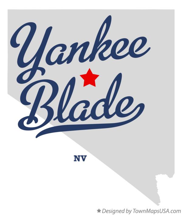 Map of Yankee Blade Nevada NV