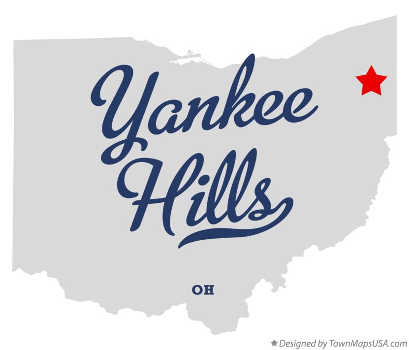 Map of Yankee Hills Ohio OH