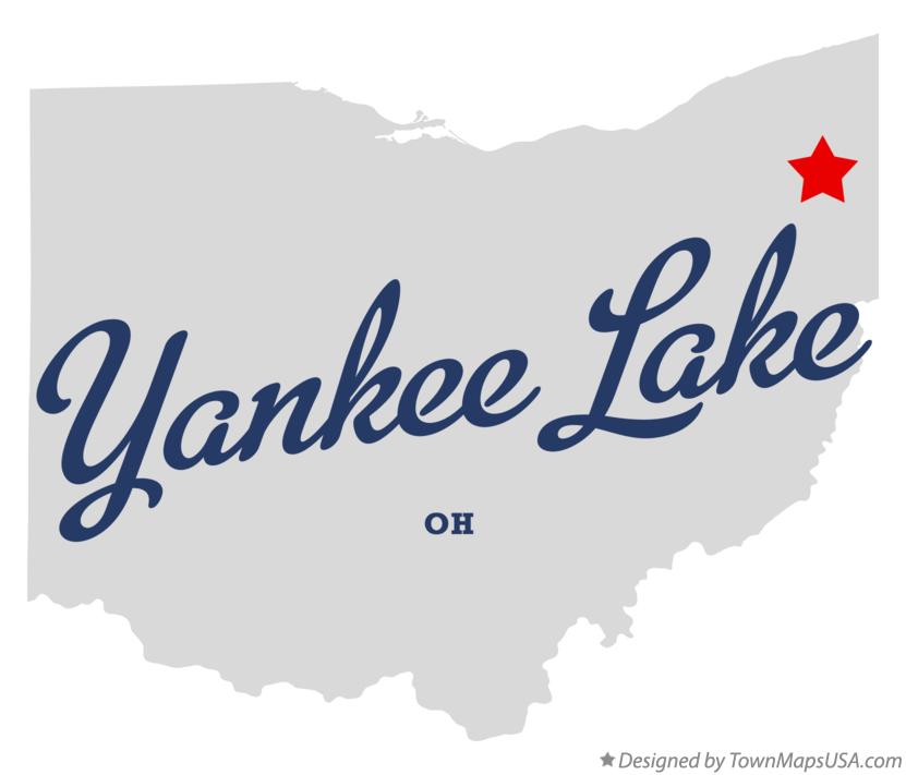 Map of Yankee Lake Ohio OH