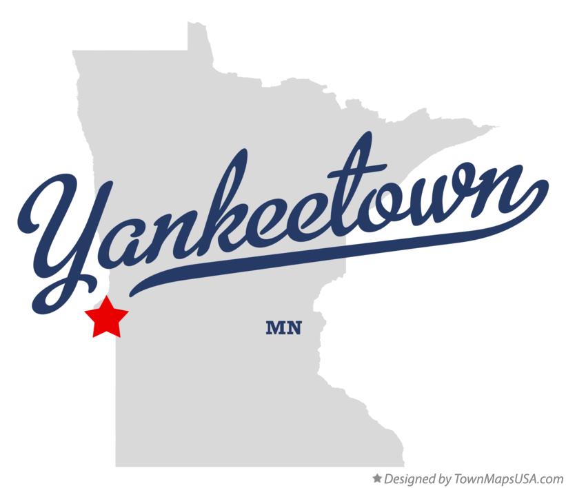 Map of Yankeetown Minnesota MN